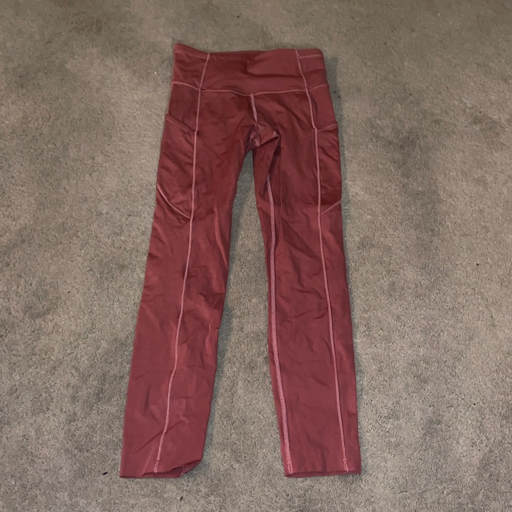 Lululemon Fast and Free High-Rise Tight Leggings 25” with Pockets | size 4 |